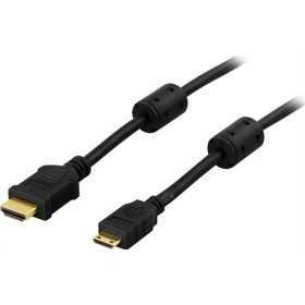 Deltaco MiniHDMI - HDMI kaapeli, 1m, musta
