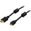 Deltaco MiniHDMI - HDMI kaapeli, 1m, musta
