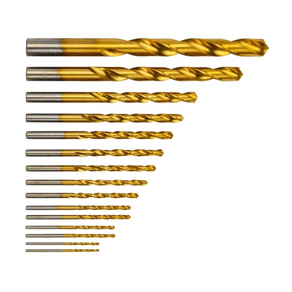 HSS-metalliporanteräsarja, 15-osainen