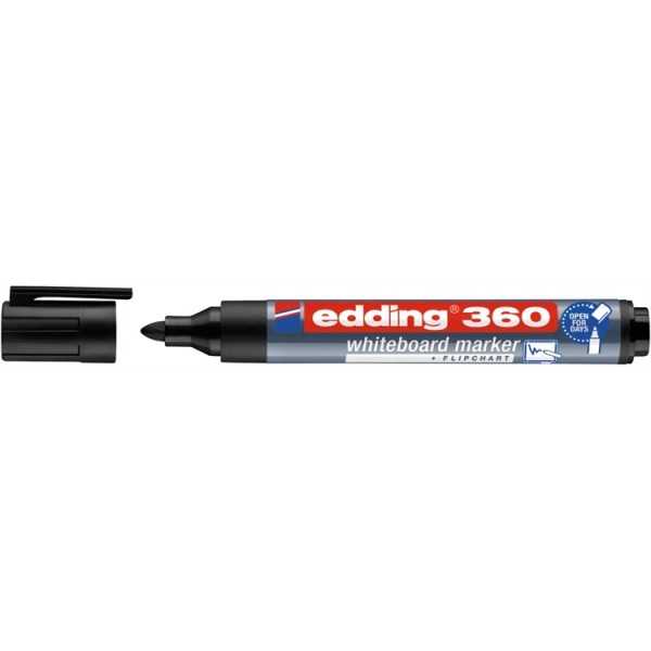 EDDING 360 VALKOTAULUKYNÄ 1,5-3MM MUSTA 