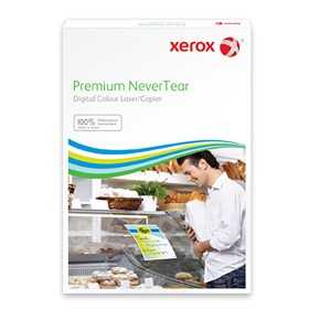 Synteettinen paperi Xerox NeverTear valkoinen 195G A4/100 