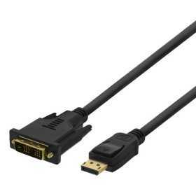 Deltaco DisplayPort-DVI kaapeli, 2m, musta