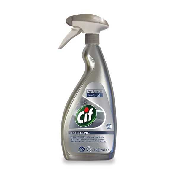 CIF PROF TERÄS/LASIPUHDISTUSAINE 750ML