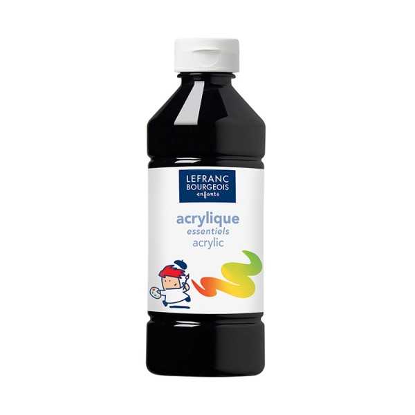AKRYYLIVÄRI 500ML MUSTA