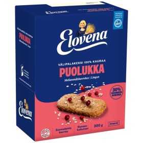 Välipalakeksi Elovena kaur-puoluk 30g/10