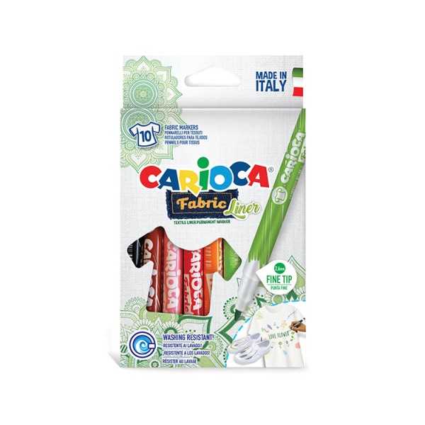 CARIOCA TEKSTIILITUSSI/ 10 SÄVYÄ