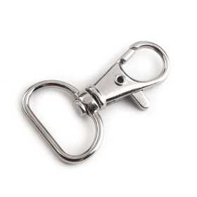 KARABIINIHAKA 20MM NAUHALLE NIKLATTU /50