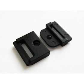 TURVALUKKO KAULANAUHAAN 10MM MUSTA /50