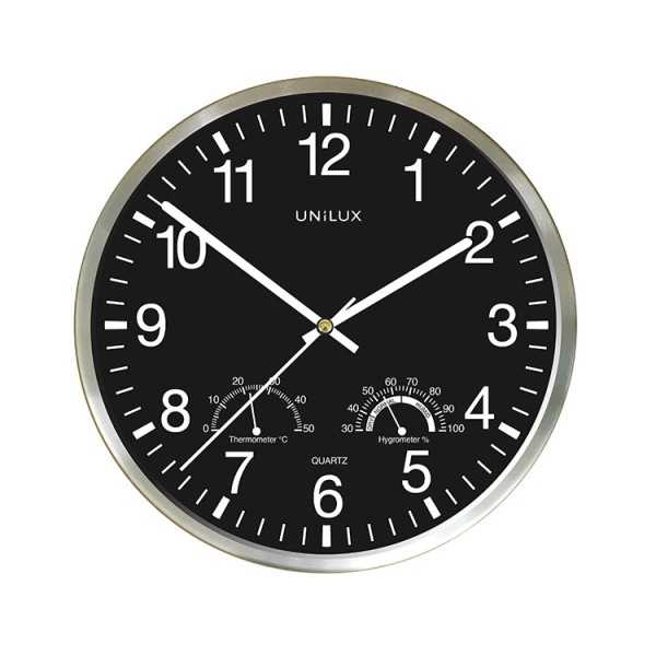 UNILUX WETTY SEINÄKELLO HARMAA/MUSTA