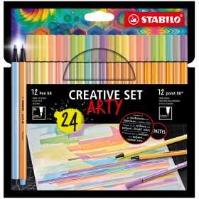STABILO PEN/POINT 8868 CREATIVE SET /24