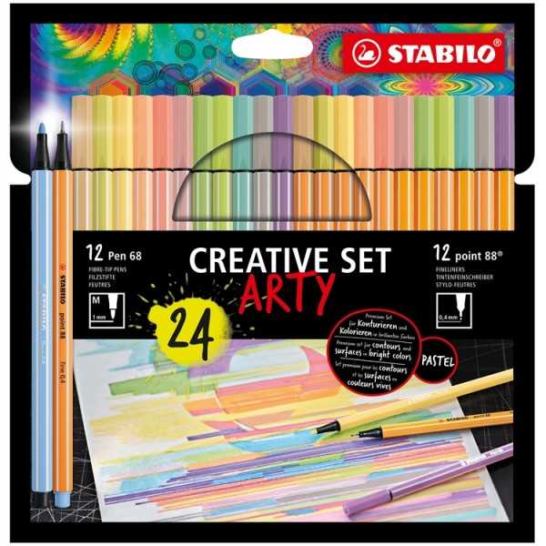 STABILO PEN/POINT 8868 CREATIVE SET /24