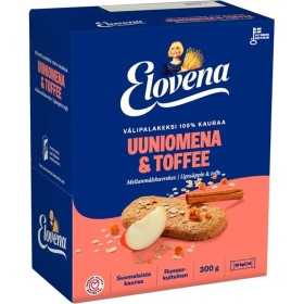 Välipalakeksi Elovena uuniome-tof.30g/10