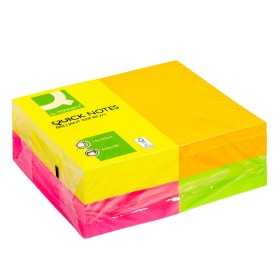 Viestilappu Q-Connect 76X127 FSC neon/12