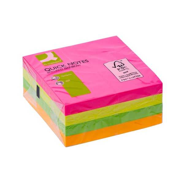Viestilappukuutio Q-Connect 76x76 FSC ne