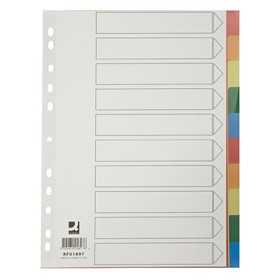 Q-CONNECT HAKEMISTOA4 10 OS. PP VÄRILAJ