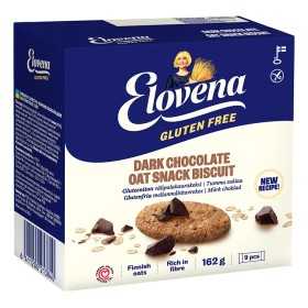 ELOVENA GTON TUMMA SUKLAA KEKSI 9X18G