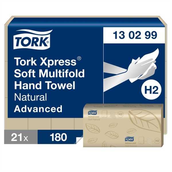 Käsipyyhe TorkSoftNatural Multif.H2/21