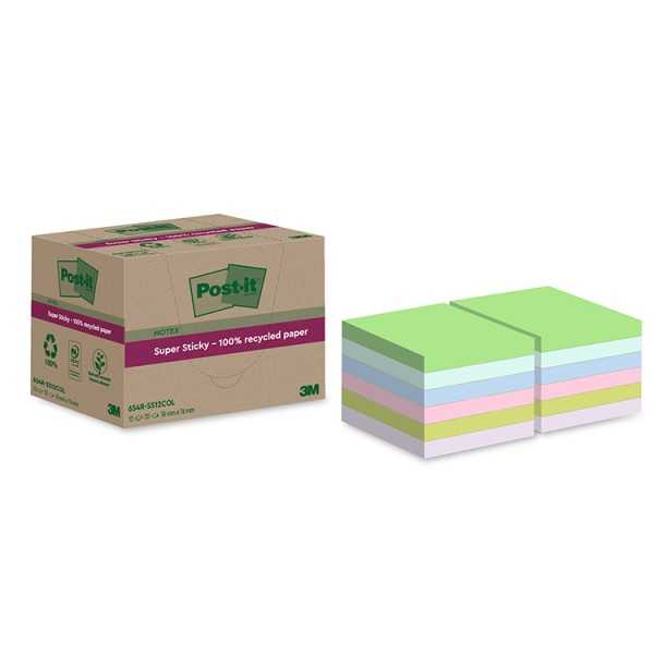 Viestilappu SuperSticky eco 76x76 laj/12