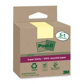 Viestilappu SuperSticky eco 76x76 kelt/4