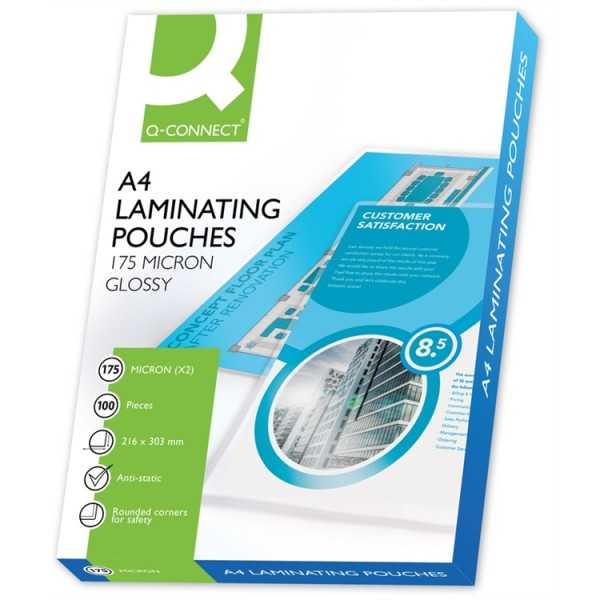 Laminointitasku Q-Connect A4 175mic/100