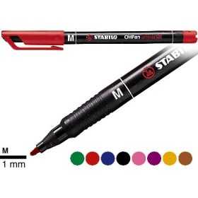 STABILO OHPEN 843/40M PERMANENT PUNAINEN