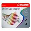 STABILO AQUACOLOR 1624-5/24-V PITK MET.R