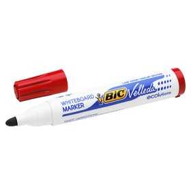 BIC WHITEBOARD MARKER 1701 ECO PUNAINEN