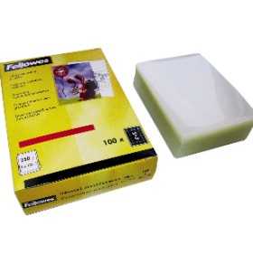 FELLOWES LAM.TASKU 64X95MM 125MIC/100