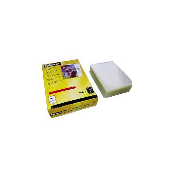 FELLOWES LAM.TASKU 64X95MM 125MIC/100