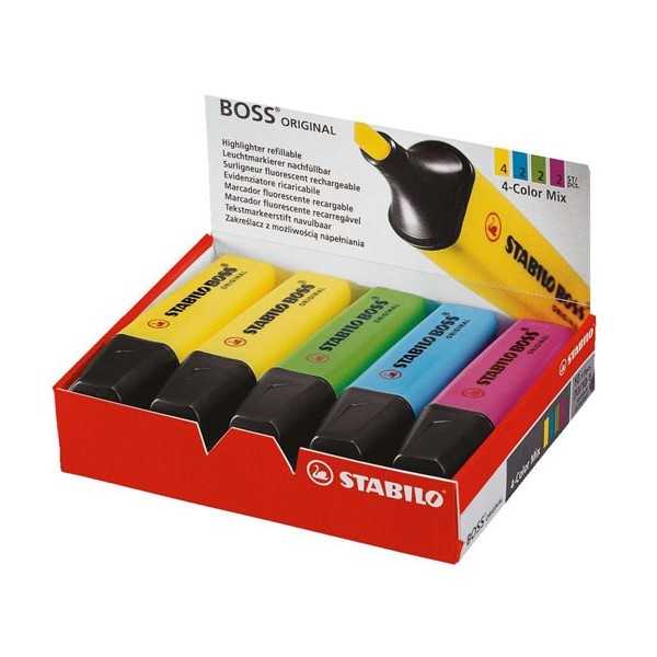 STABILO BOSS 70/10-1LAJITELMA (4VÄRIÄ)