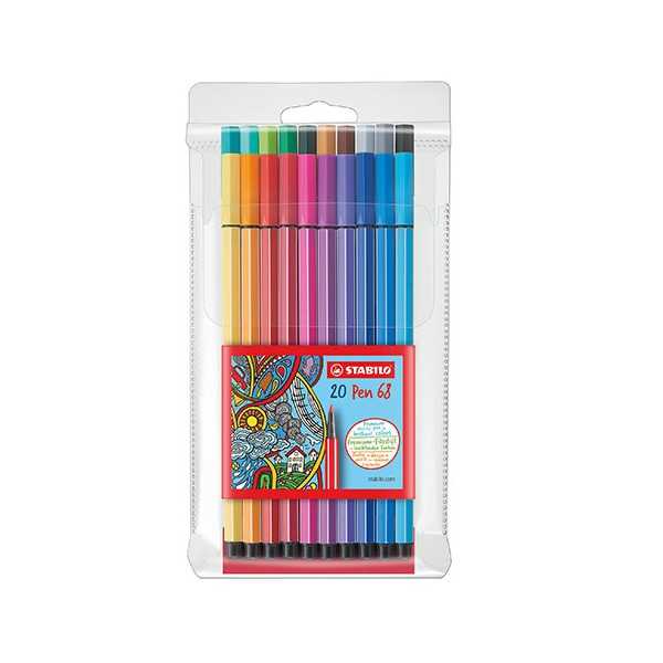 STABILO PEN 6820/PL20-VÄR KUITUKYNÄ
