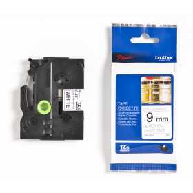 P-TOUCH 9MM TZE-N221MUSTA/VALK EI LAM.