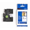 P-TOUCH 9MM TZE-N221MUSTA/VALK EI LAM.