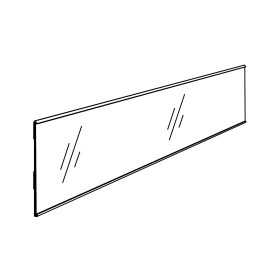 HYLLYNREUNUSLISTA 26X895MM KIRKAS /50