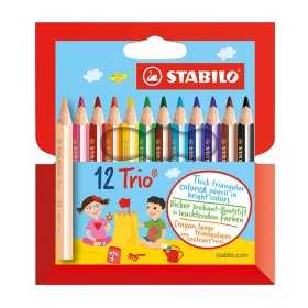 STABILO TRIO 205/12-01 PAKSU VÄRIK/12LYH