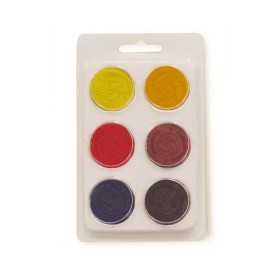 VESIVÄRIPALETTI 6 VÄRIÄ KANNELLA