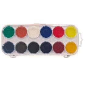 VESIVÄRIPALETTI 12 VÄRIÄ KOVAMUOVIA