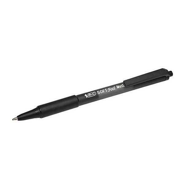 BIC SOFTFEEL CLEAR CLIC GRIP KUULAK MUST
