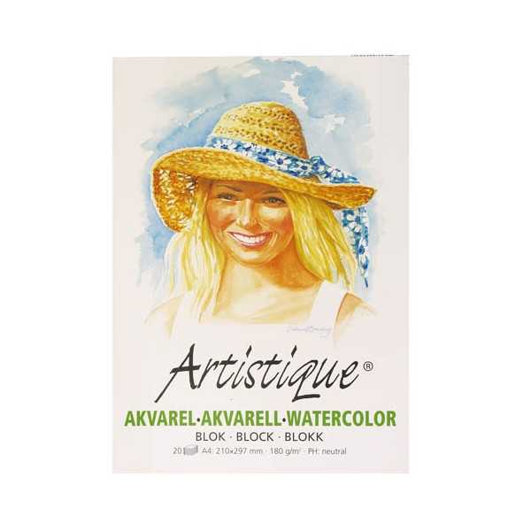 ARTISTIQUE AKVARELLILEHTIÖ A4/20 180G