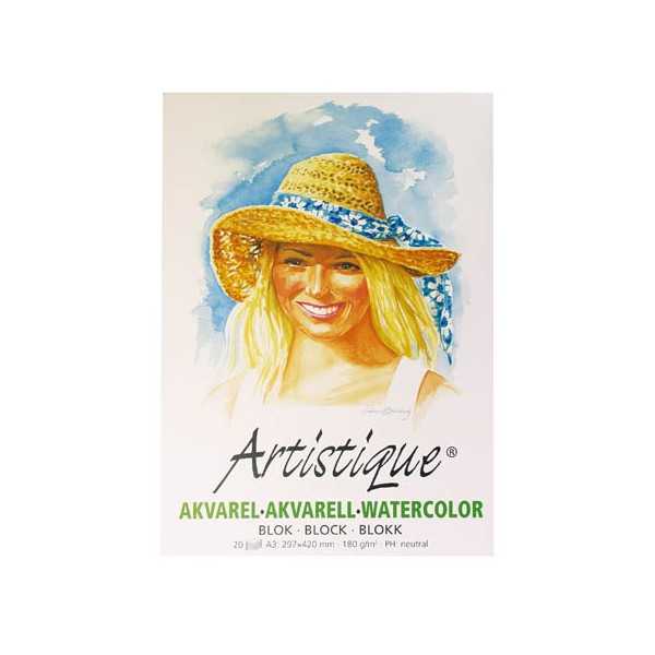 ARTISTIQUE AKVARELLILEHTIÖ A3/20 180G