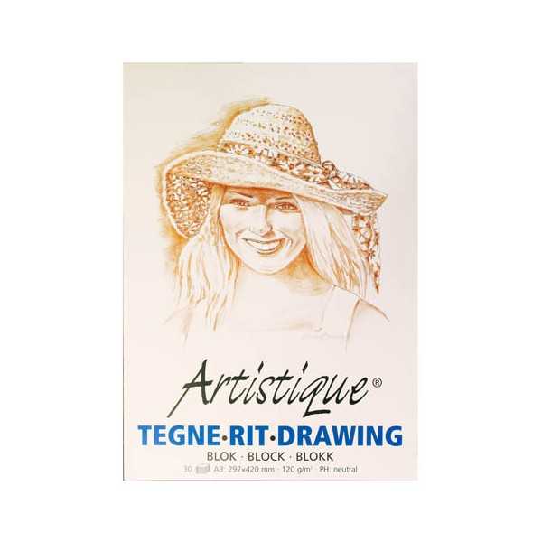 ARTISTIQUE PIIRUSTUSLEHTIÖ A3/30 120G