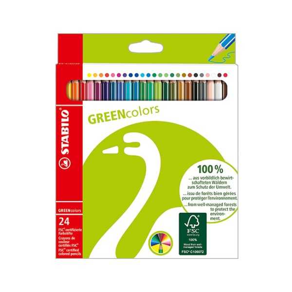 STABILO GREEN COLORS6019/24 VÄRIKYNÄ