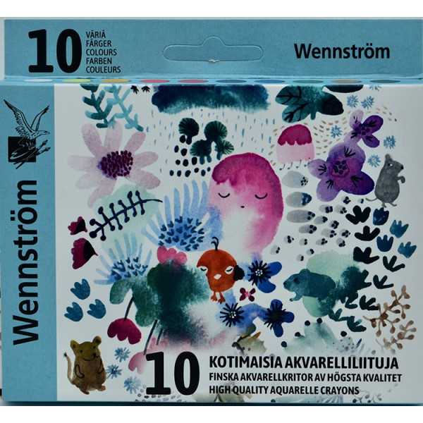 WENNSTRÖM AKVARELLILIITU 9CM LAJ. /10