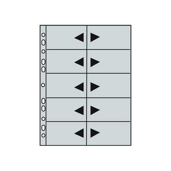 KÄYNTIKORTTITASKU A4PP 60X95MMX10/10KPL