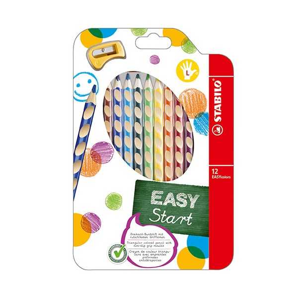 STABILO EASYCOLORS VAS.VÄRIKYNÄ 12 VÄRIÄ