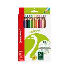 STABILO GREENTRIO PAKSU VÄRIKYNÄ /12