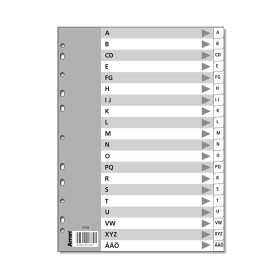 KP AakkoshakemistoA4 A-Ö kartonki