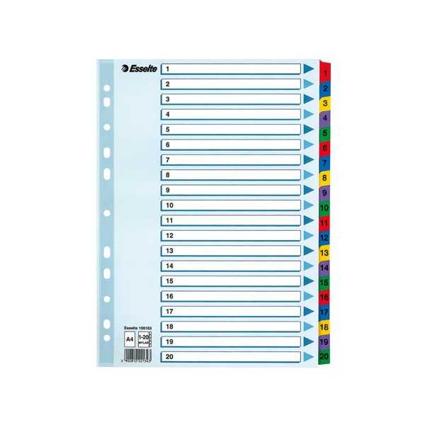 NUMEROHAKEMISTO MYLAR A4 1-20 VÄRIL