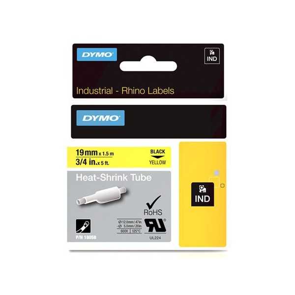 DYMO RP LÄMPÖKUTISTEPUTKI 19MM MU/VA