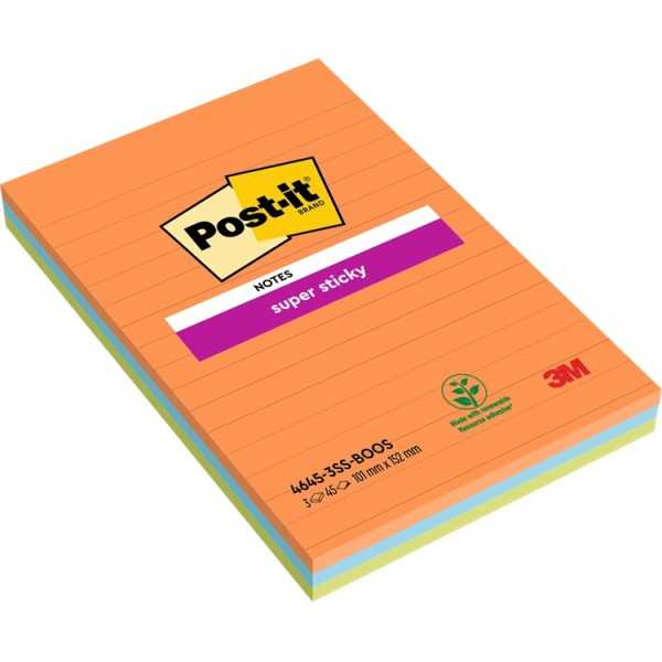 POST-IT SUPER STICKYT4645SS3 VIIVAT/3